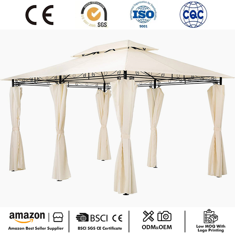 10'x13 'lorategiaren gazebo pabiloia