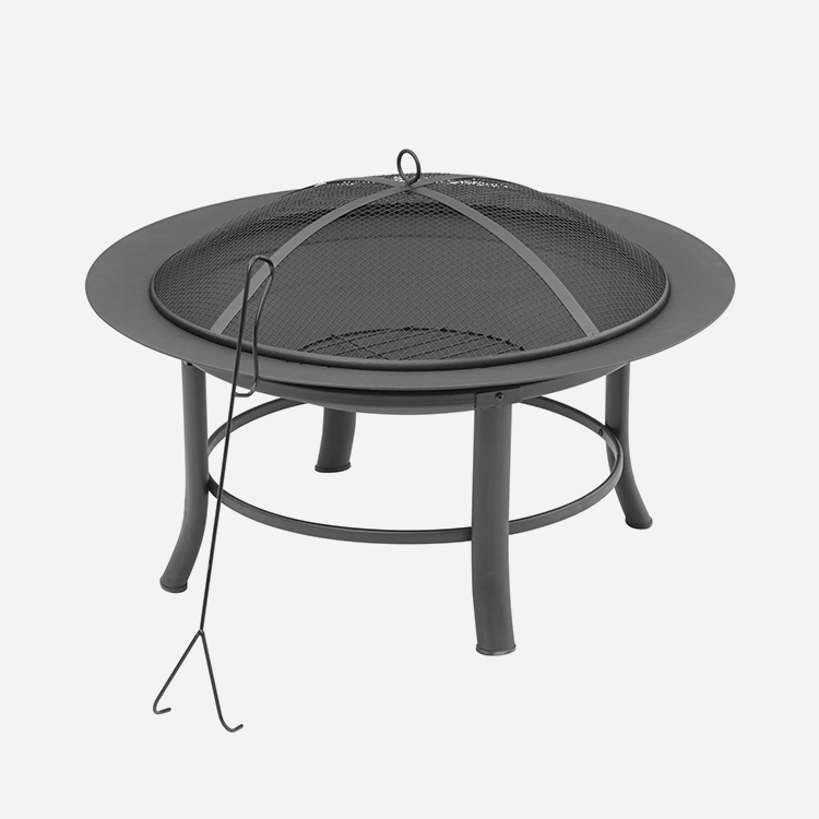 28 '' Egur biribila Patio Bowl Filbowl