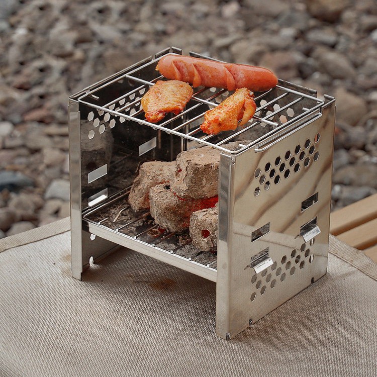 Camping BBQ sukaldeko erregailua