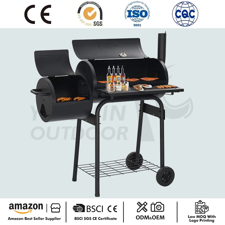 Kanpoko barbakoa ikatz parrilla
