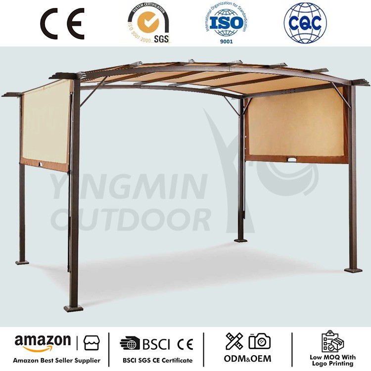 Kanpoko pergola erretiragarria