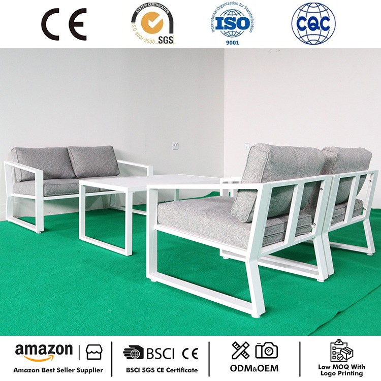 Aluminiozko Patio altzari berriena