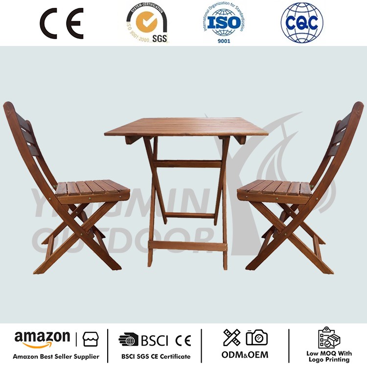 Patio Premium Hardwood 3 pieza Bistro multzoa