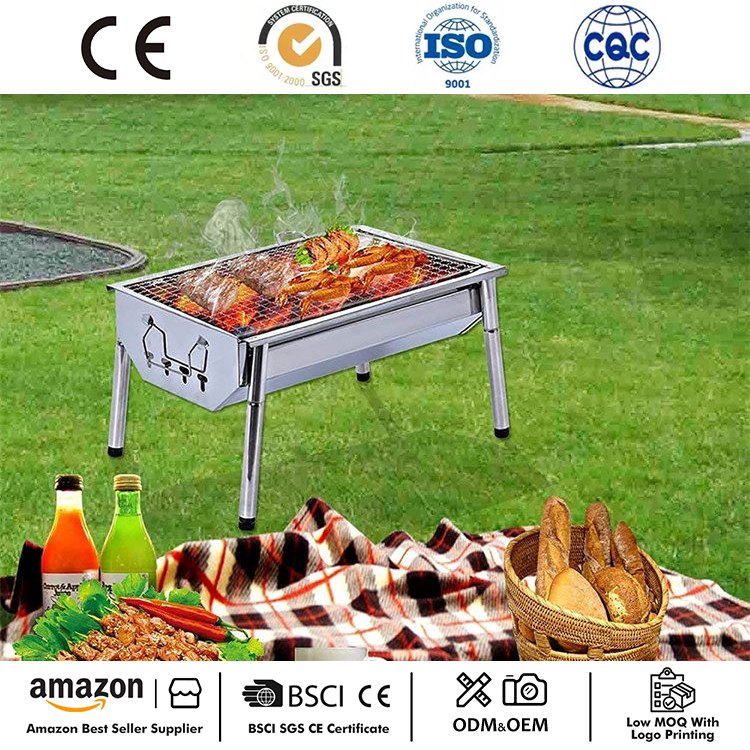 BBQ parrilla eramangarria Camping parrilla txikia