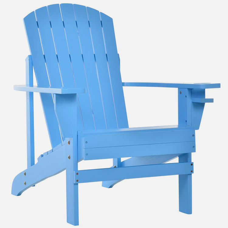 Kanpoko Egurrezko Adirondack Aulkia