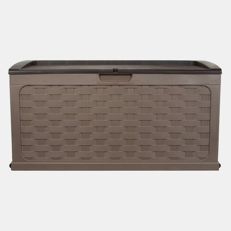 88 litroko rattan biltegiratzeko kutxa