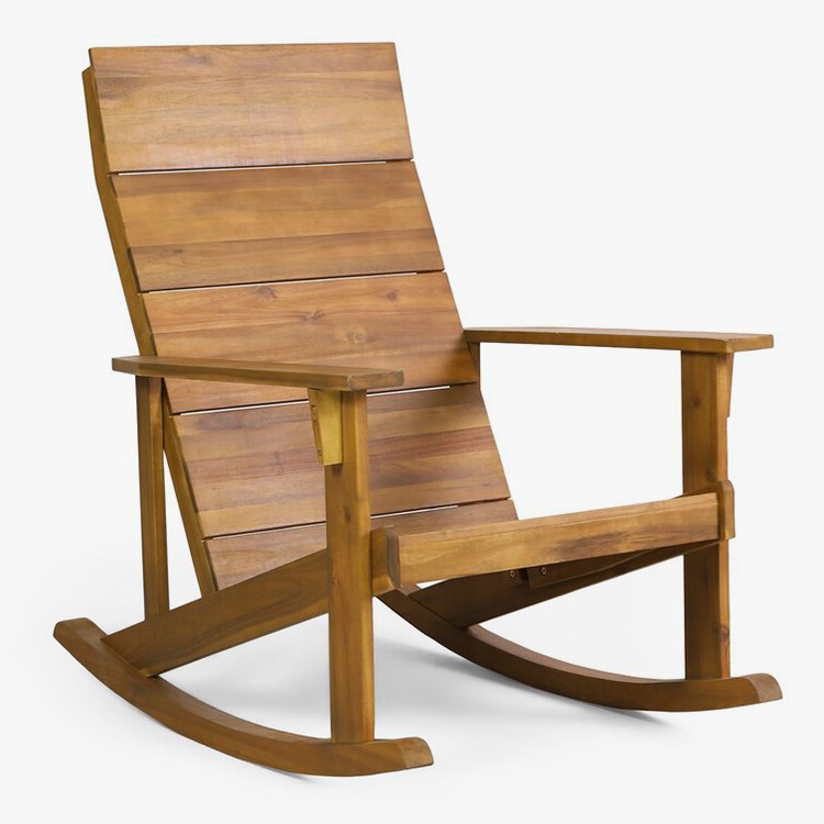 Egur trinkozko Adirondack kulunkaria